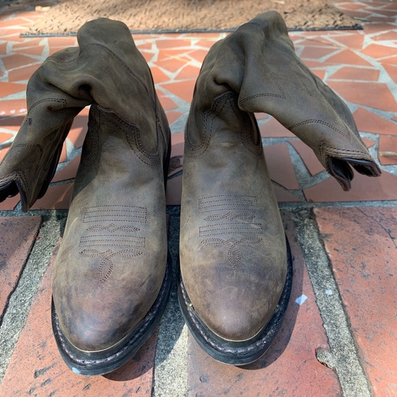 women's slouch western boots